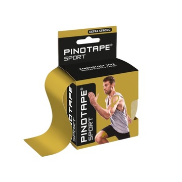 Pinotape Sport wodoodporny, mocny tejp dla sportowców 5 cm x 5 m oliwkowy