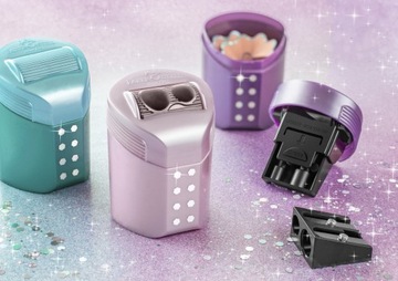 FABER-CASTELL Temperówka pojemnik RollOn Sparkle
