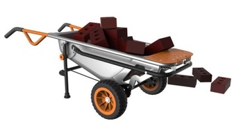 Тачка садовая 8в1 Worx WG050 120л