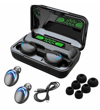 SŁUCHAWKI BEZPRZEWODOWE TWS BTH-F9+-5C WIRELESS BT