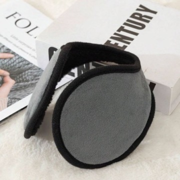 ЗИМНИЕ УШИ, ТЕПЛЫЕ И СТИЛЬНЫЕ НАРУШИ ДЛЯ АКТИВНЫХ ЛЮДЕЙ, СЕРЫЕ