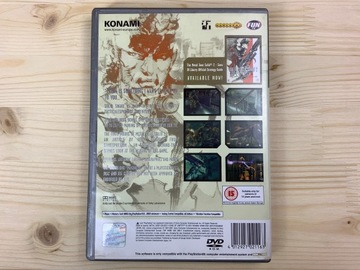 METAL GEAR SOLID 2 SONS OF LIBERTY очень хороший диск PS2