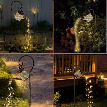 СОЛНЕЧНАЯ ЛАМПА СОЛНЕЧНАЯ ЛЕЙКА САДОВАЯ СВЕТИЛЬНИК ДЛЯ САДА, ДЕКОРАТИВНЫЙ АЖУР