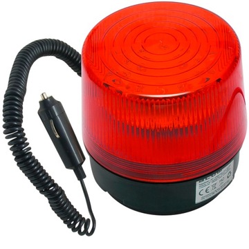 LAMPA OSTRZEGAWCZA BŁYSKOWA LED MAGNES KOGUT 12V
