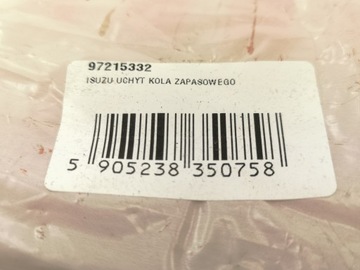 DRŽÁK KOLA REZERVY ISUZU D-MAX 2003-2020 NOVÝ ORIGINÁLNÍ 97215332