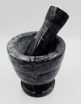 SOLIDNY MOŹDZIERZ Z TŁUCZKIEM Z MARMURU