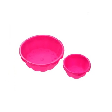 IKEA foremki Silikonowe SOCKERKAKA 2 szt.różowe