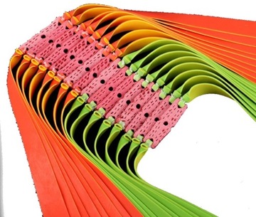 Резинка для рогатки, 1,2 мм, прочная, разноцветная, из Польши.