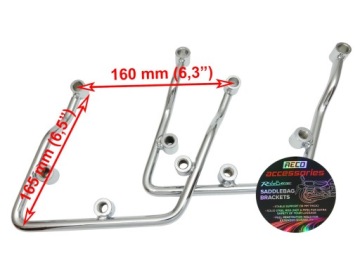 Багажники SAFE LOCK HONDA VT750 C SHADOW AERO KAWASAKI VN750 16 см