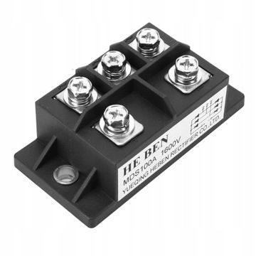100A 1600V MOSTEK PROSTOWNICZY 3 FAZA