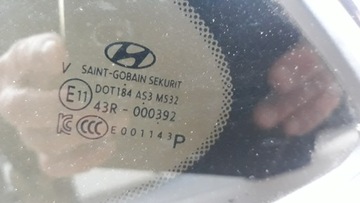 HYUNDAI TUCSON II III 16R SKLO (OKNO) KAROSERIE ZADNÍ LEVÝ TMAVÁ AS3