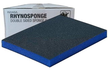 INDASA RHYNOSPONGE Gąbka ścierna Dwustronna Mokro/sucho Niebieska P600