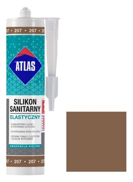 Silikon sanitarny latte 207 Atlas 280 ml