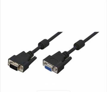 Przedłużacz VGA LogiLink CV0006 VGA 2x Ferryt 5m