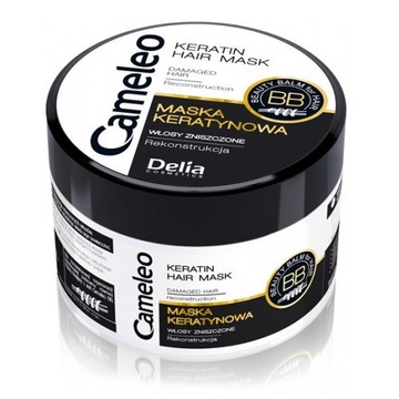 Delia Cosmetics Cameleo Кератиновая маска для поврежденных волос 200мл