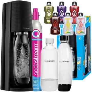 SATURATOR SODASTREAM TERRA butelki nabój ekspres do GAZOWANIA WODY + GRATIS