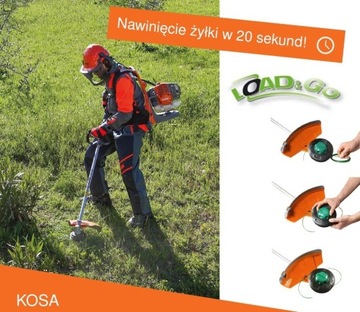 LOAD&GO KOS HEAD 130MM LINE 3MM OLEO-MAC