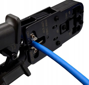 ОБЖИМНЫЕ РАЗЪЕМЫ ДЛЯ РАЗЪЕМА RJ45 4P 6P 8P КАТ. 6А + ТЕСТЕР