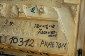 PODPORA POHOVKA ZADNÍ VW PHAETON KŮŽE