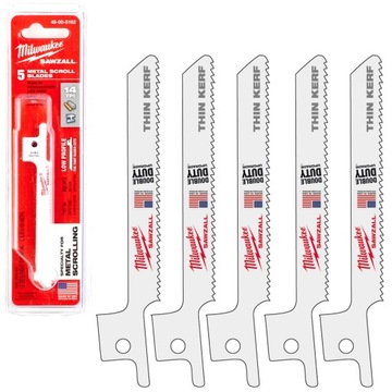 5x brzeszczot THIN KEFR stal 90mm 14TPI Milwaukee