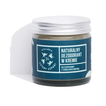 4 Szpaki DEZODORANT W KREMIE bezzapachowy 60 ml