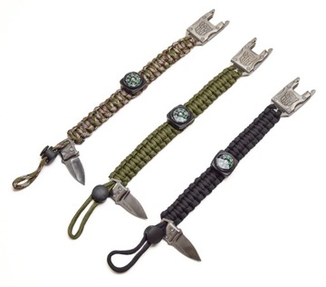 OPASKA SURVIVAL PARACORD MILITARIA ARMY WOJSKO NÓŻ