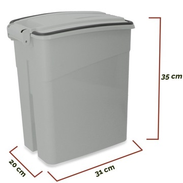Контейнер для СУХОГО корма для собак и кошек 16л FOOD STORAGE Наполнитель со SPOVEL