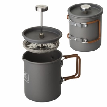 Kawiarka Zaparzacz Tłokowy Helikon do Herbaty Kawy i Ziół French Press 0,6L