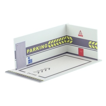 Diorama w skali 1/32 odlewany garaż samochodowy puzzle do samodzielnego złożenia zabawki łatwy montaż 24168