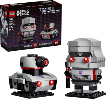 LEGO BrickHeadz 40924 Megatron як робот і транспортний засіб