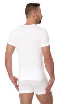 BRUBECK comfort koszulka kr. ręk SS00990A biała XL