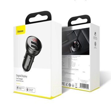 АВТОМОБИЛЬНОЕ ЗАРЯДНОЕ УСТРОЙСТВО BASEUS FAST 2x USB 4.8A 24W