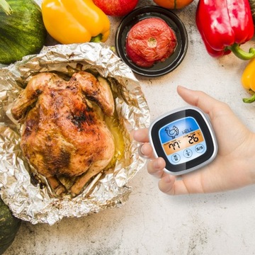 КУЛИНАРНЫЙ КУХОННЫЙ ТЕРМОМЕТР ДЛЯ МЯСА, РЫБЫ-ГРИЛЬ ДЛЯ КОПИЛНИ 250°C С ЗОНДОМ