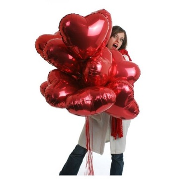 День святого Валентина Воздушные шары Красные сердца Я люблю тебя Набор украшений из лепестков роз