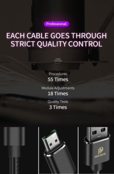 Кабель Dux Ducis USB MICRO USB красный