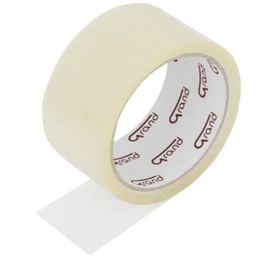 Taśma pakowa przezroczysta klejąca akrylowa 48mm x 50 m GRAND