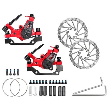 Mechaniczny zacisk hamulca tarczowego rowerowego z