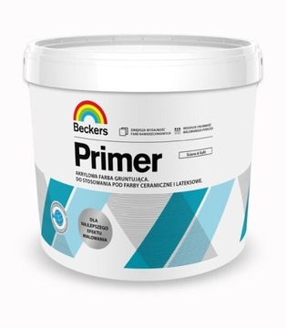Beckers Primer Grunt 3L biały lateksowa farba