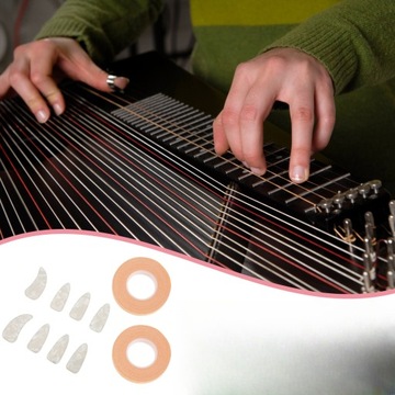 1 НАБОР ПОКРЫТИЙ НА ПАЛЬЦЫ, ЗАЩИТЫ ДЛЯ НОГТЕЙ, УЧЕБНАЯ ЛЕНТА