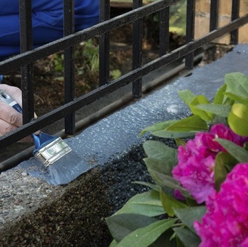 Бумага декоративный фетр Megaron 3 л ГРАФИТ + БЕСПЛАТНАЯ кисть