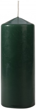 BISPOL 15cm świeca walec 60/150 BUTELKOWA ZIELEŃ