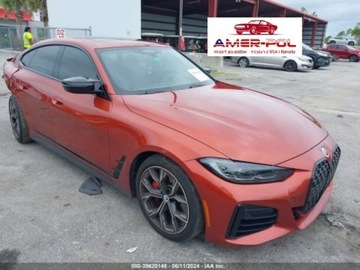 BMW Seria 4 G22-23-26 2022 BMW Seria 4 m440i gran coupe, 2022r., 4x4, 3.0L 3.0 Benzyna 382KM