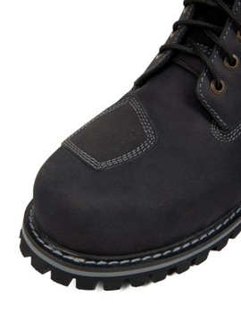 ЧЕРНЫЕ КОЖАНЫЕ ТУФЛИ BROGER ALASKA II 44 БЕСПЛАТНО