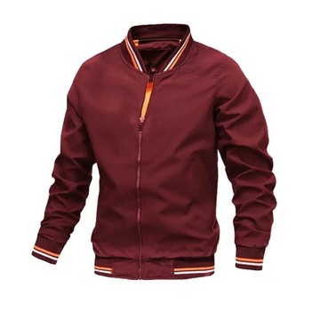 Spring Jacket Men Black Fashion Outwears Clothing