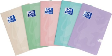 Блокнот Oxford Touch Pastel А5 16к Клетчатые пастельные тона x5