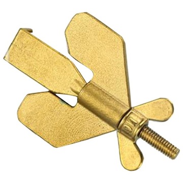 Stainless Steel Small Portable Door Lock Gold