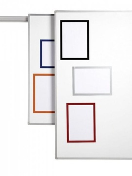 Магнитная информационная рамка А4 5 шт, черная