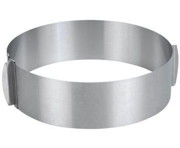 Регулируемый бортик для торта, круглый, 16–30 см.