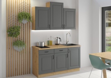 STILO DUSTGREY/ARTISAN ДУБ кухонная мебель, угловой гарнитур, кухонные шкафы