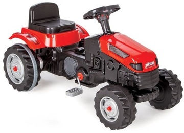 ОГРОМНЫЙ ПЕДАЛЬНЫЙ ТРАКТОР С ПРИЦЕПОМ 143 см PILSAN SOLID LARGE RIDE